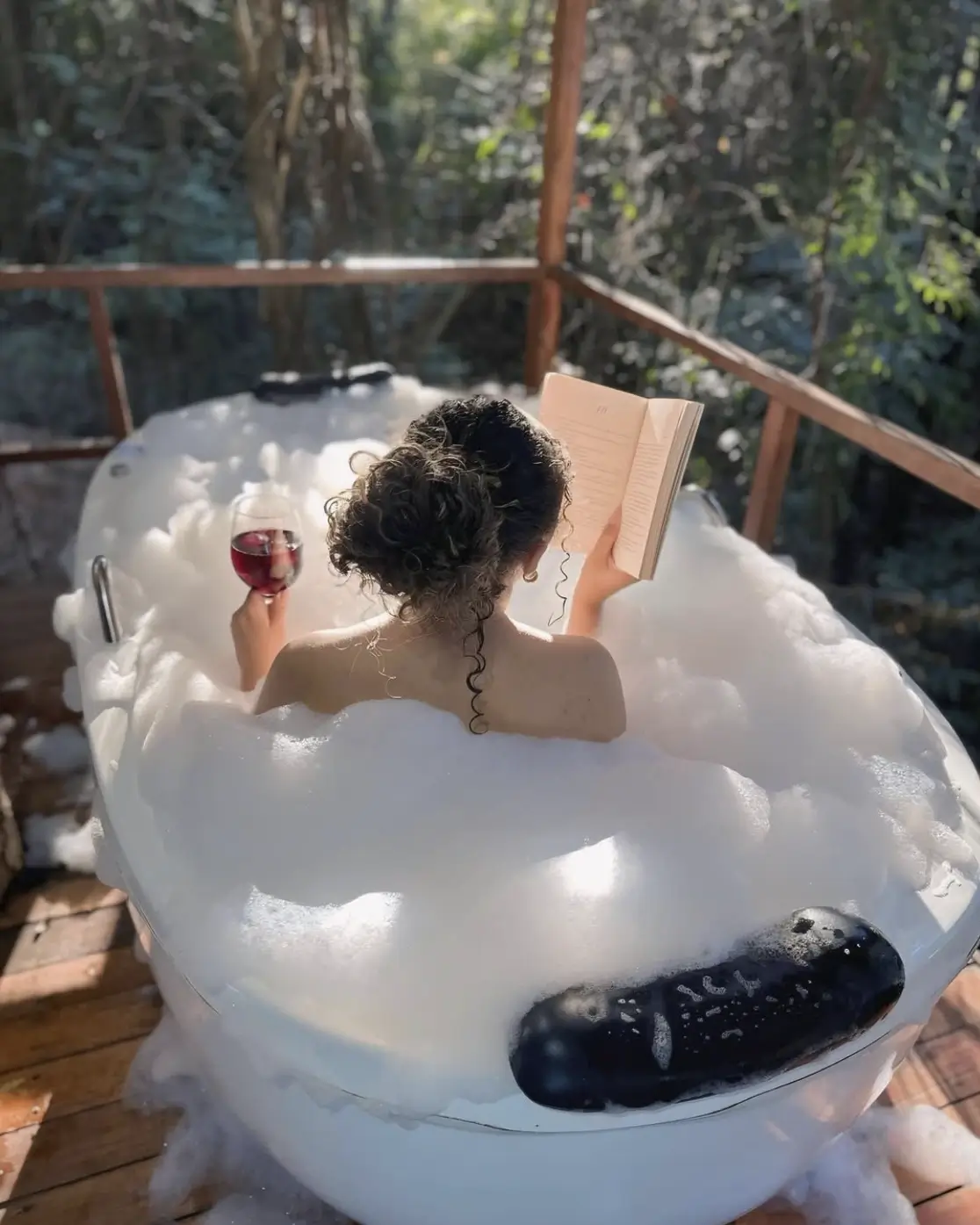 Banheira de hidromassagem relaxante